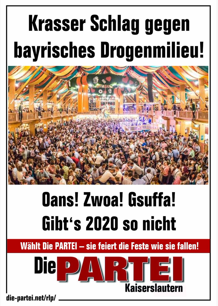 Der Lobbyist Aus Franken على تويتر Bitte Die Gefahrlichste Droge Der Welt Nicht Vergessen Welche Ausschliesslich In Bayern Standig Verherrlicht Wird Prost Wir Saufen Fur Die Kultur T Co 8yofqwx5fs
