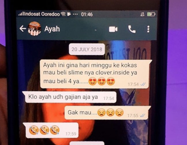 sakhansaaa's tweet photo. Adek gue astaga nemu chat dia tahun 2018 🙂🙂🙂 https://t.co/vEMYQYCGPn