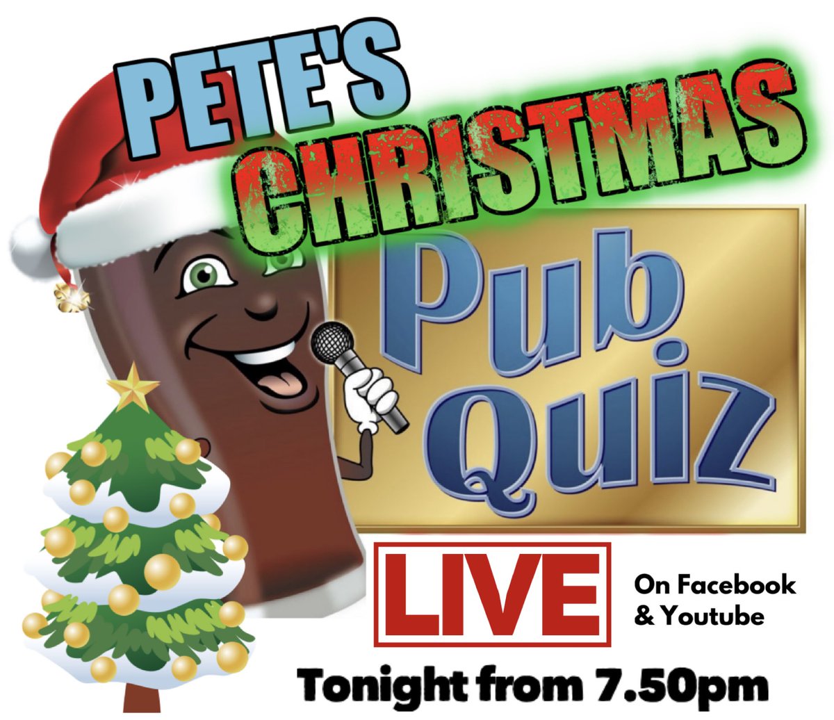 petermyers's tweet photo. 🔴Get ready...
LIVE QUIZ tonight
🎥 Stream starts at 7.50pm
🌟Quiz starts at 8.00pm 

Tune in on Dunes Facebook Page or Peter Myers Golf YouTube channel.

#fraserburgh #quiznight #petespubquiz #dunesgolfcentre #supportinglocalcauses https://t.co/OJPIpYhBZe