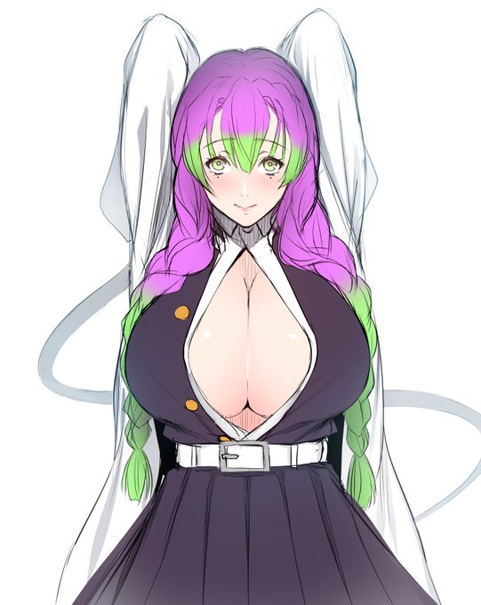 乳柱・・・間違えた。恋柱、甘露寺蜜璃。 