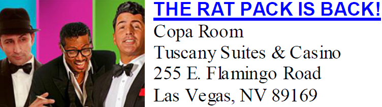 Banana_Joeyy's tweet photo. @RatPackisBackLV Very #recommendable #TheRatPackIsBack #show at #Tuscany #CopaRoom #Vegas #tickets at: https://t.co/fgnSETRHue https://t.co/gXCBP1PG7d