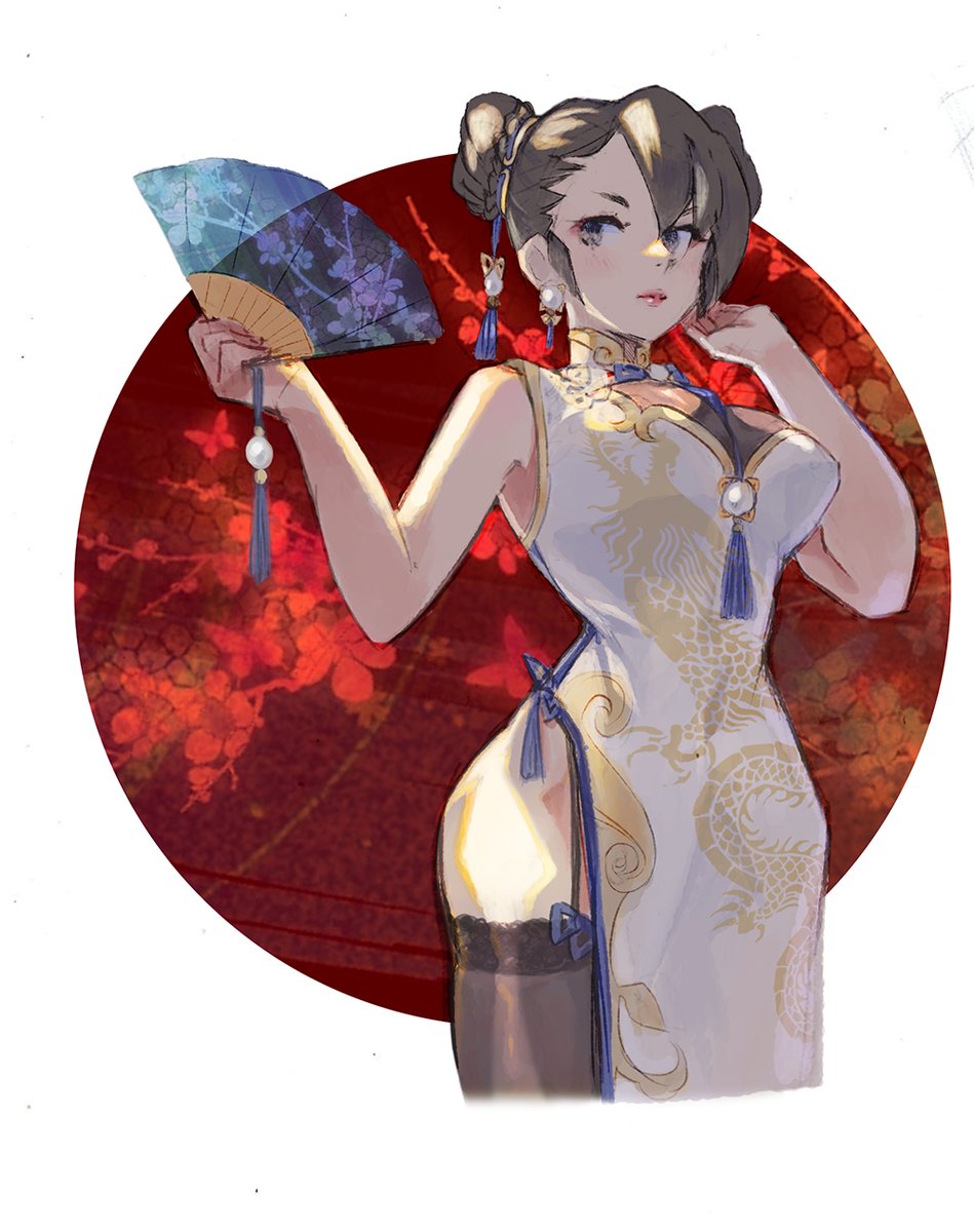 #春麗  #Chunli   #CAPCOM  #CAPCOMGIRLS
#Streetfighter  #カプコン 

I don't think I've ever seen Chun-ri of White Chipao.
So I drew it.