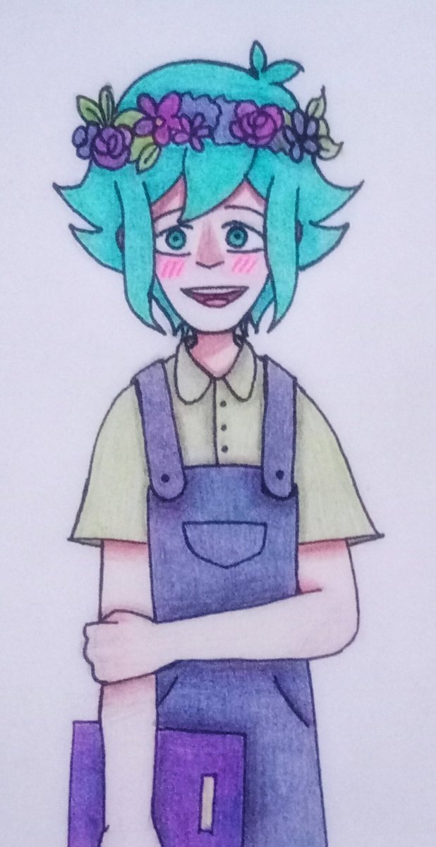 AAAAAlovestea's tweet photo. Basil 
🌸🌸🌸🌸🌸

#Basil
#Flower_boy
#Omori 
#Art
#Fanart
#Videogames 
#Illustration https://t.co/C4HbzjFERw