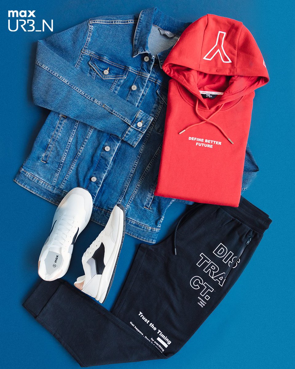 maxfashionMENA's tweet image. How to style a denim jacket for winter? Here’s a look! 
Price starting from: SAR 65, DHS 60, BHD 6.5, KD 6, QAR 60, OMR 6..5
#MaxMen #MaxUrban