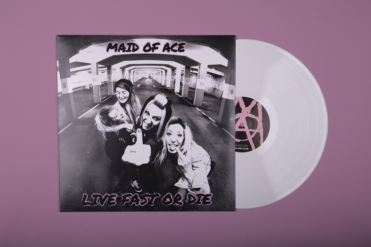 KeyProduction's tweet photo. Pure Punk-rock from indie band @MaidOfAce , four siblings from Hastings South-coast UK. They released ‘Live Fast or Die’ (a very puck-rock statement!) last August.

#vinylcollection #vinyl #vinylrecords #vinyloftheday 
 #record #music #records #lp #punkrock #punk #maidoface https://t.co/ILx2fyiglH