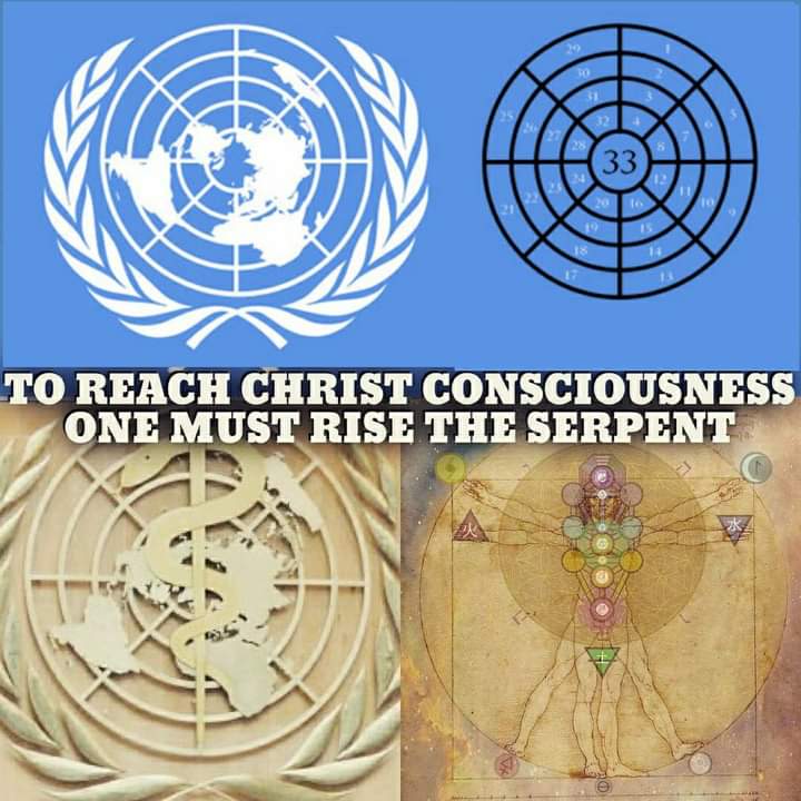 The bottom left photo is the World Health Organization.The bottom right is the Vesuvian Man painting with the 7 chakra energy wheels ascending as well as the corresponding signs of the Vedic Zodiac.