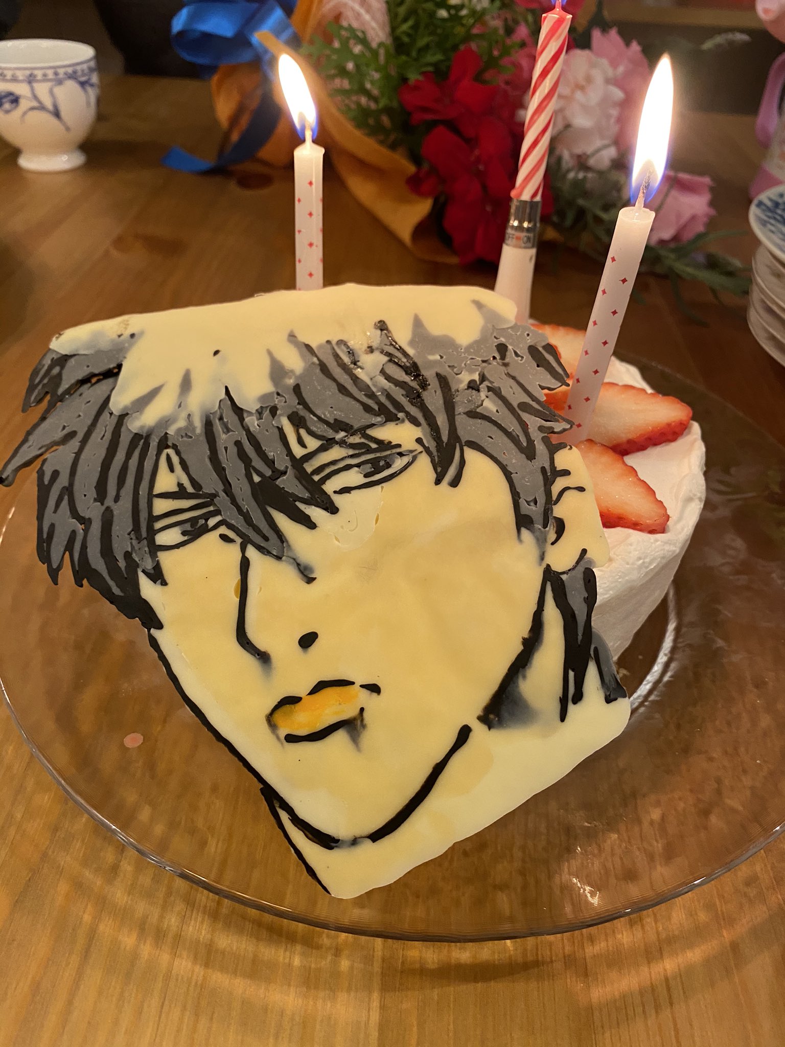下條 リカ なおちゃんが銀さんケーキを誕生日に作ってくれました 銀魂 Gintama 銀さん キャラクターケーキ バースデーケーキ 最愛の人 T Co O6iiz0cnfc Twitter