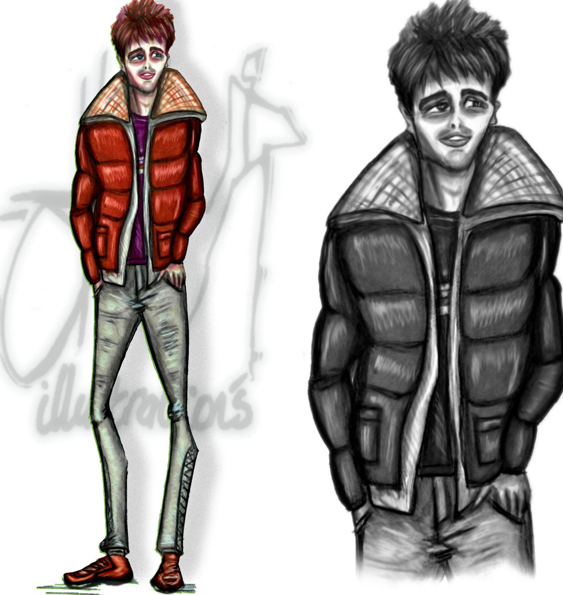 JAIllustrations's tweet photo. 'Red Through n Through' . . #drawing #arte #dibujo #dessin #colour #animation #cartoon #illustrator #red #redhead #menswear #streetstyle #streetwear #highstreet #puffacoat https://t.co/EOOHyInmVP