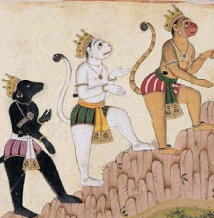 When Vamana was crossing the 3 Lokas in his Divine form, Young Jambvant had did 3 Parikramas of Shri Vishnu. He was living in Kishkindha as minister of Sugreev during reign of Shri Ram.He played an important role in the Battle of Lanka.