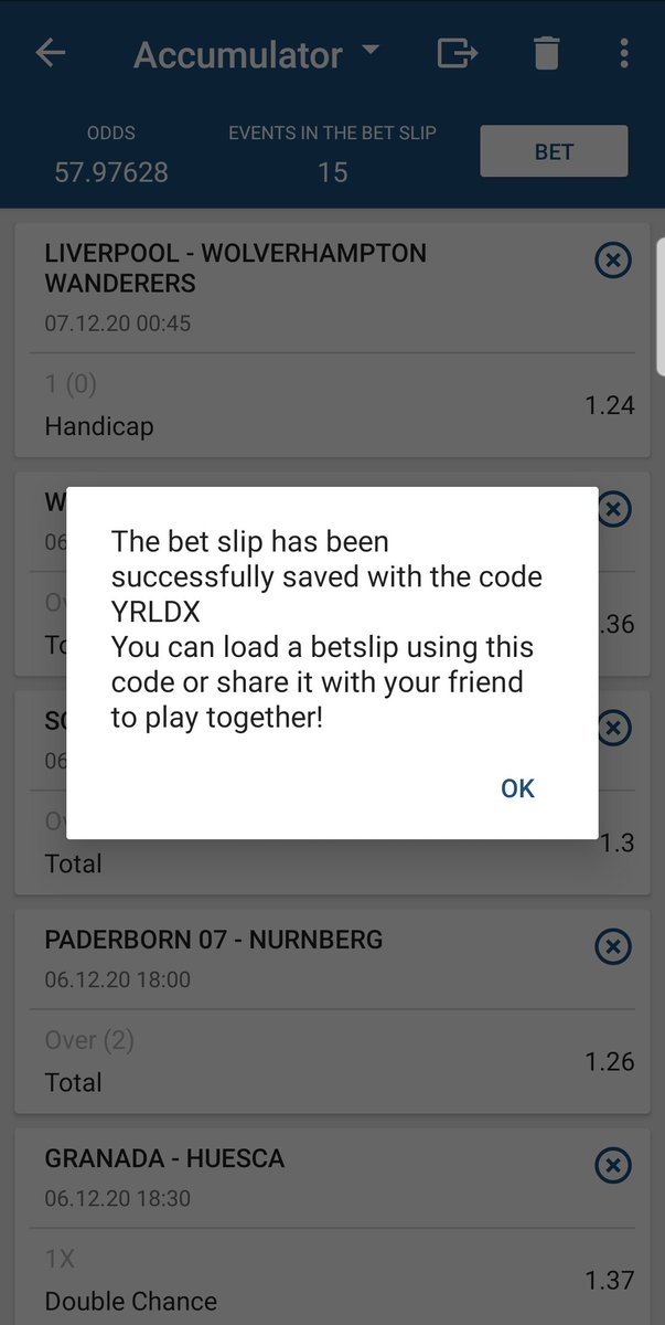 Football 57.97 Odd Under #1xbet 

@MisturBets @LifeOfAdunni @bet2win10 @bet2win10 @Mrbankstips @OracleTips_ @gr33nEmpire