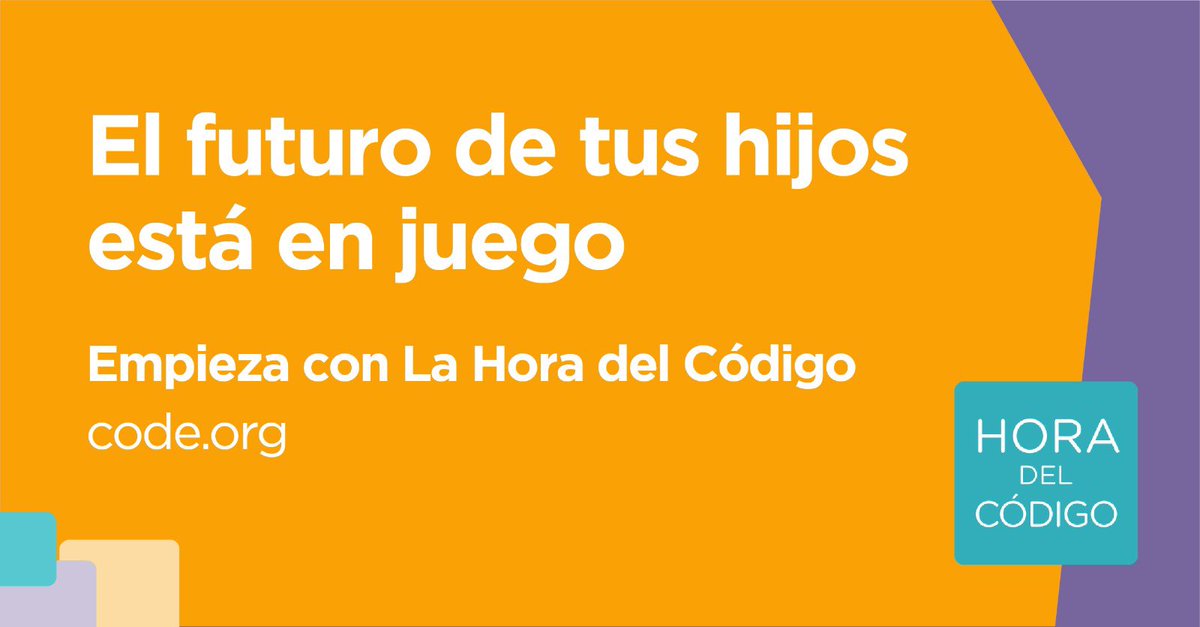 sonsolesonega's tweet photo. Mañana -7dic- empieza el #HourOfCode. 
.
Todos los ESTUDIANTES deben tener la OPORTUNIDAD  de aprender PROGRAMACIÓN. 
.
Tan importante como saber inglés 🙌🏻
.
Únete al movimiento https://t.co/k5BnTaxAJn https://t.co/WiacwMainS