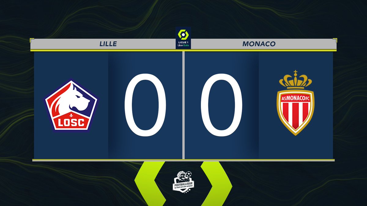 Footballogue's tweet photo. [#L1🇫🇷] LILLE 0-0 MONACO

⏱ C’EST PARTI !

#LOSCACM https://t.co/19rVlzv6cM
