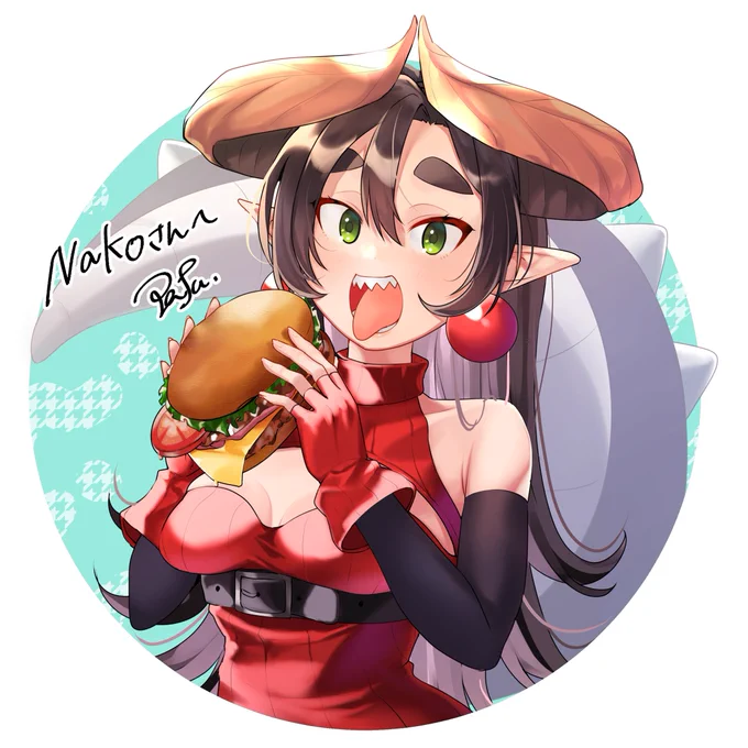 Skebにて、VTuberのNako様()を描かせていただきました! ありがとうございます#NakoIllust 