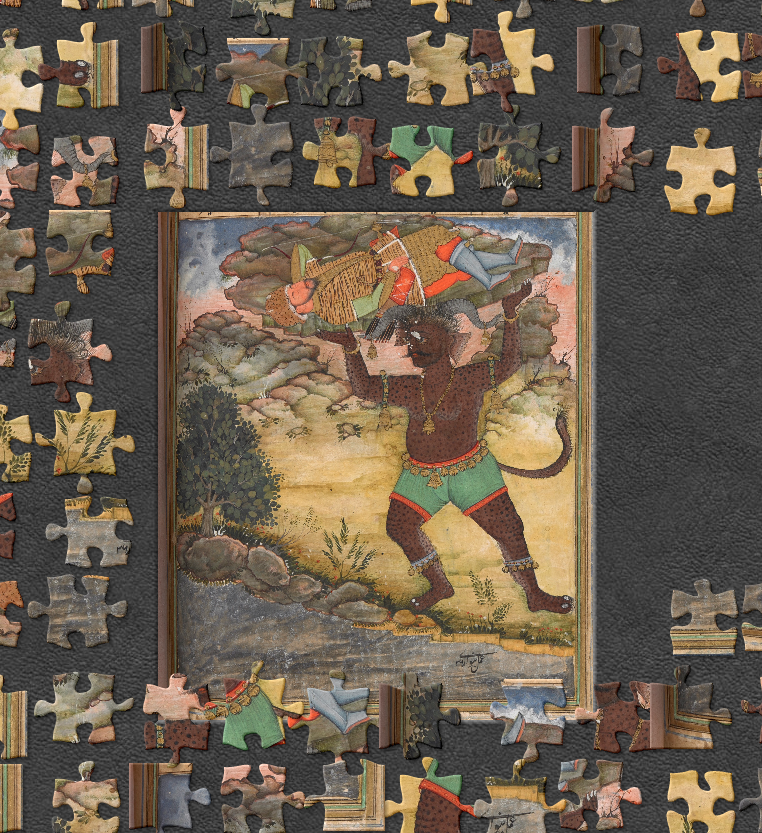 BLAsia_Africa's tweet photo. Rustam outwits the div Akvan. He chooses death by being thrown against the mountains rather than being hurled into the sea, knowing that Akvan will do the opposite, and that he can swim to safety.
Add Ms 5600, f 220v
#SundayFunday #BLPuzzles #Jigsaw

https://t.co/oepJFISvpx https://t.co/L06QLXHE6c