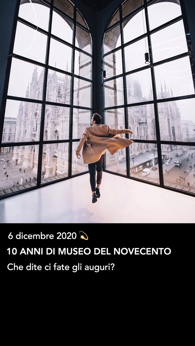 10 anni di #Museodel900
Il 6 dicembre 2010 aprivamo le porte al pubblico. Se volete farci gli auguri, qui per condividere il vostro messaggio 

instagram.com/stories/museod…