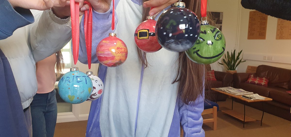 The Christmas baubles have arrived! 🎄