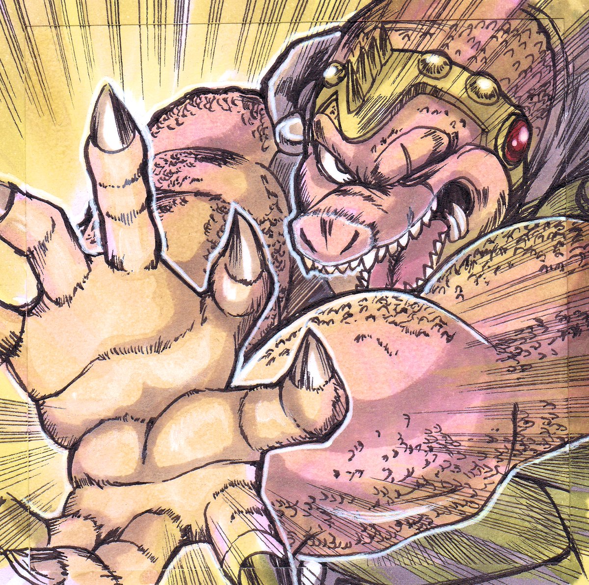 フジダイ Daily Post It Art Challenge S2 Twitterren ダイの大冒険 クロコダイン S2 41 Dqd 3 一日一ポストイット絵 ダイの大冒険 クロコダイン 獣王クロコダイン Dqd 1 ダイ Dqd 2 ポップ