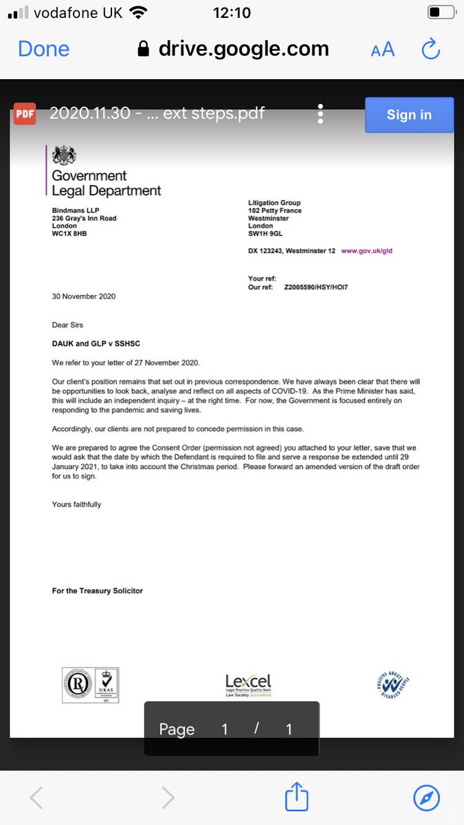 The‌ ‌Govt‌ ‌has‌ ‌now‌ ‌had‌ ‌the‌ ‌NAO‌ ‌report‌ ‌for‌ ‌some‌ ‌time‌ ‌-‌ ‌it‌ ‌received‌ ‌a‌ ‌draft‌ ‌copy‌ ‌weeks‌ ‌before‌ ‌it‌ ‌was‌ ‌published.‌ ‌Yet‌ ‌‌Govt‌ ‌has‌ ‌this‌ ‌week‌ ‌again‌ ‌refused‌‌ ‌what‌ ‌the‌ ‌legal‌ ‌obligation‌ ‌to‌ ‌hold‌ ‌a‌ ‌public‌ ‌inquiry ‌