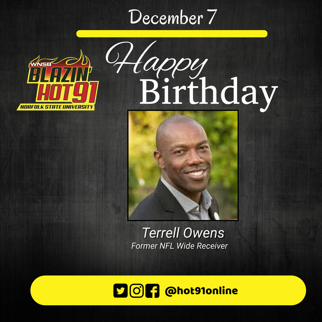 Happy Blazin\ Hot birthday to Terrell Owens   