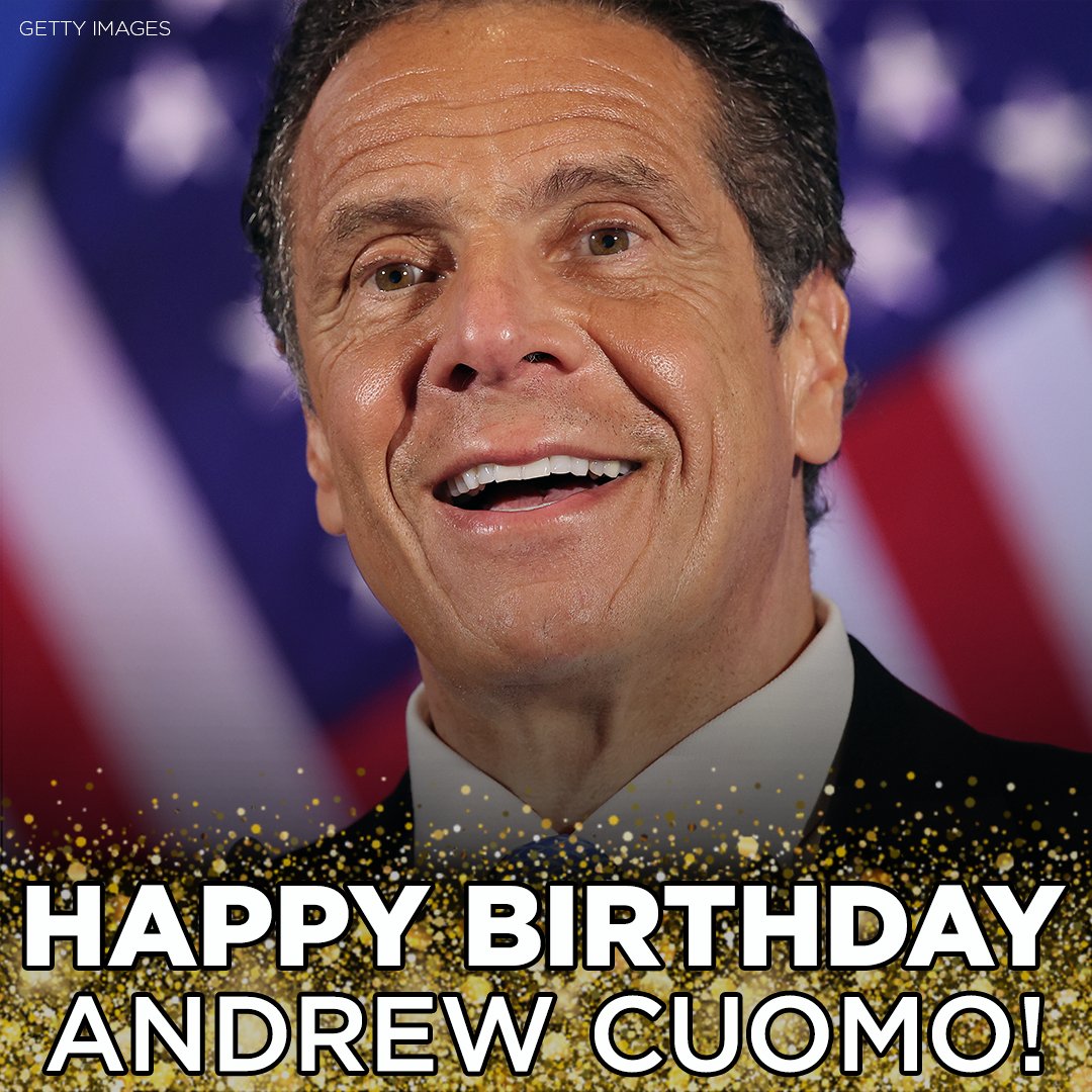 ABC7NY's tweet photo. Happy Birthday, Governor Cuomo! Andrew Mark Cuomo has served as the 56th governor of New York since 2011. @nygovcuomo @andrewcuomo #happybirthday https://t.co/n3Kb8WoWFg