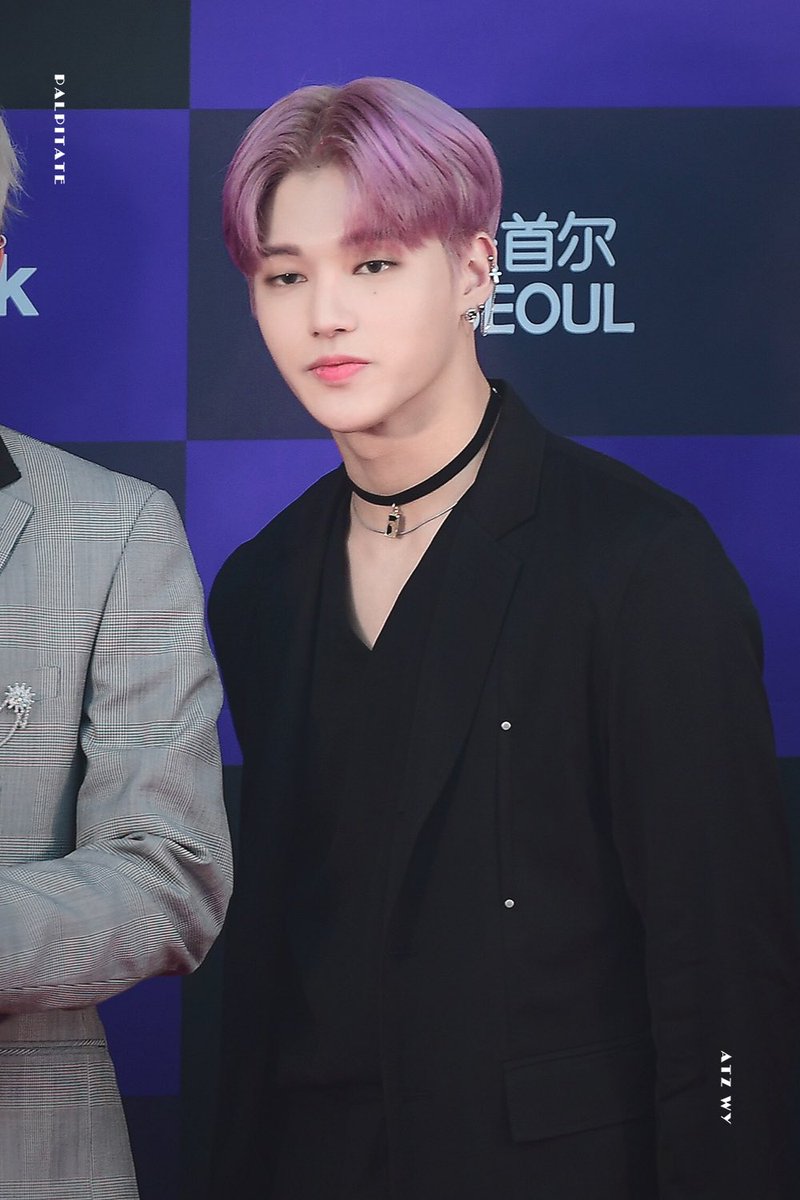 Wuyoungi's tweet photo. ⠀⠀
I dyed my hair back to purple just for tonight to bring some colors because I refuse to be gloomy. Valerian Jung is here and ready for the party. #IAmVIP
⠀ https://t.co/bxc3HQFf3K