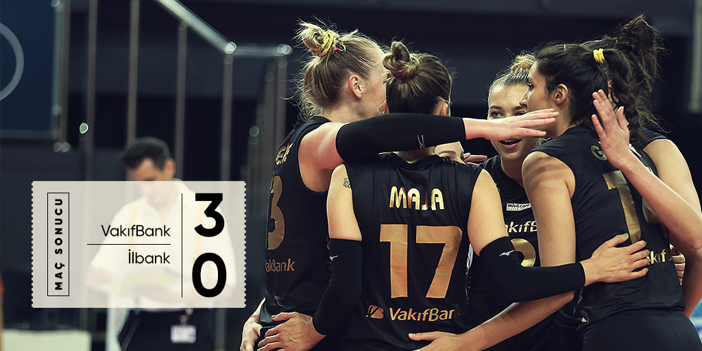 VakifBankSK's tweet photo. Maç Sonucu / Match Result:
VakıfBank: 3 – İlbank: 0
SETLER: 25-15 / 25-16 / 25-17
#ForMore #goVakif #VakifBankSK #VoleyBol #VolleyBa https://t.co/CC6FtRCnWz