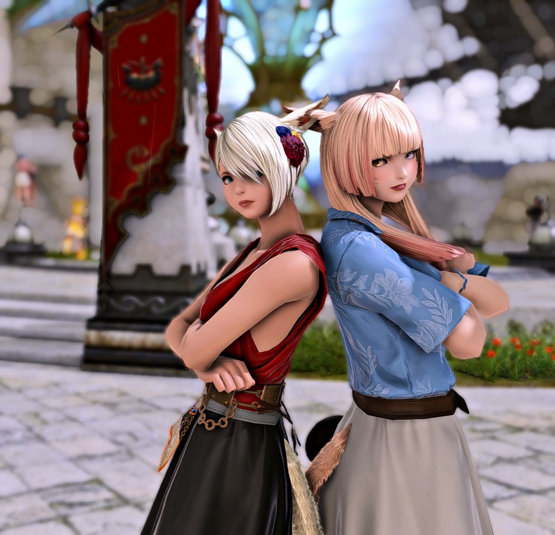 KammyParagon's tweet photo. ♥ Two beautiful kittens ♥
•
Instagram:
https://t.co/Q4QfUITBua
•
#ffxiv #ff14 #finalfantasy #finalfantasyxiv #finalfantasy14 #FFXIVShadowbringers #ffxivsnaps #gposers #ffxivselfie #ffxivart #instagram #ffxivmiqote #miqote #FFXIVScreenshots https://t.co/ujr2lTxR33