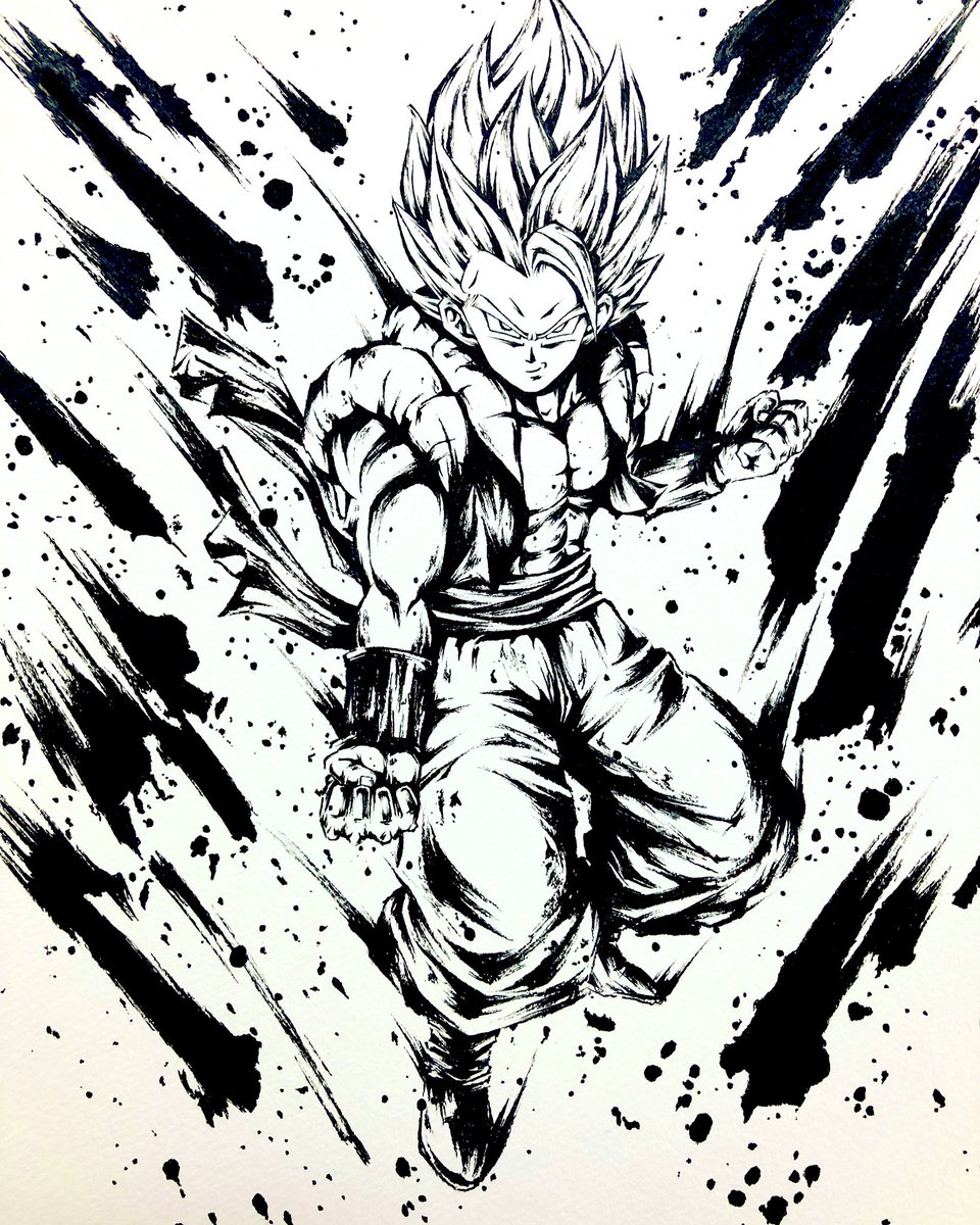 かず در توییتر 写真眺めてて成長したなって思ったイラスト ゴジータブルー ドラゴンボール 墨絵 ゴジータ かず در توییتر 写真眺めてて成長したなって思ったイラスト ゴジータブルー ドラゴンボール 墨絵 ゴジータ