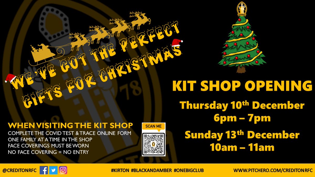 CreditonRFC's tweet photo. If you're looking for the perfect Christmas gift for the CRFC nut in your family, then look no further!

#kirton #blackandamber #onebigclub #itsbeginningtolookalotlikechristmas

@CreditonCourier @HeartCrediton https://t.co/JSxhTIivYh