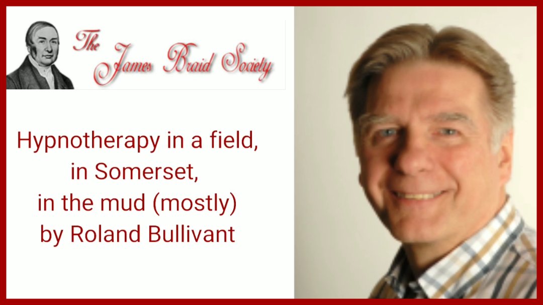 James Braid Society (@braidsnotebook) on Twitter photo A lighter topic for our December online meeting
Hypnotherapy in a field, in Somerset, in the mud (mostly)
Our speaker is <a href="/rolandbullivant/">Roland Bullivant</a>
Thurs 17 December, 7.15pm
Request to join our Facebook group for more details
jamesbraidsociety.com/facebook.htm A lighter topic for our December online meeting
Hypnotherapy in a field, in Somerset, in the mud (mostly)
Our speaker is <a href="/rolandbullivant/">Roland Bullivant</a>
Thurs 17 December, 7.15pm
Request to join our Facebook group for more details
jamesbraidsociety.com/facebook.htm