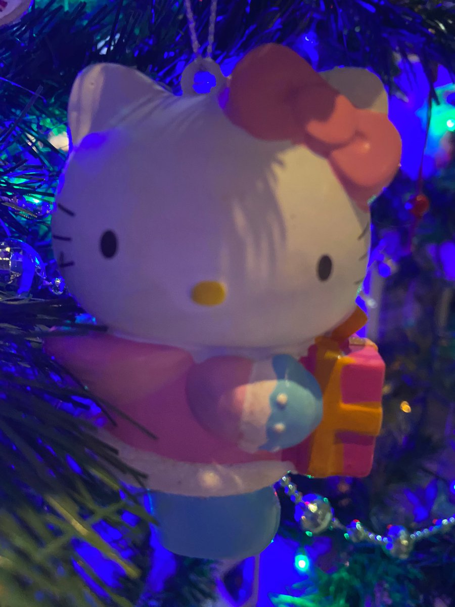 It’s important to include a Hello Kitty ornament 