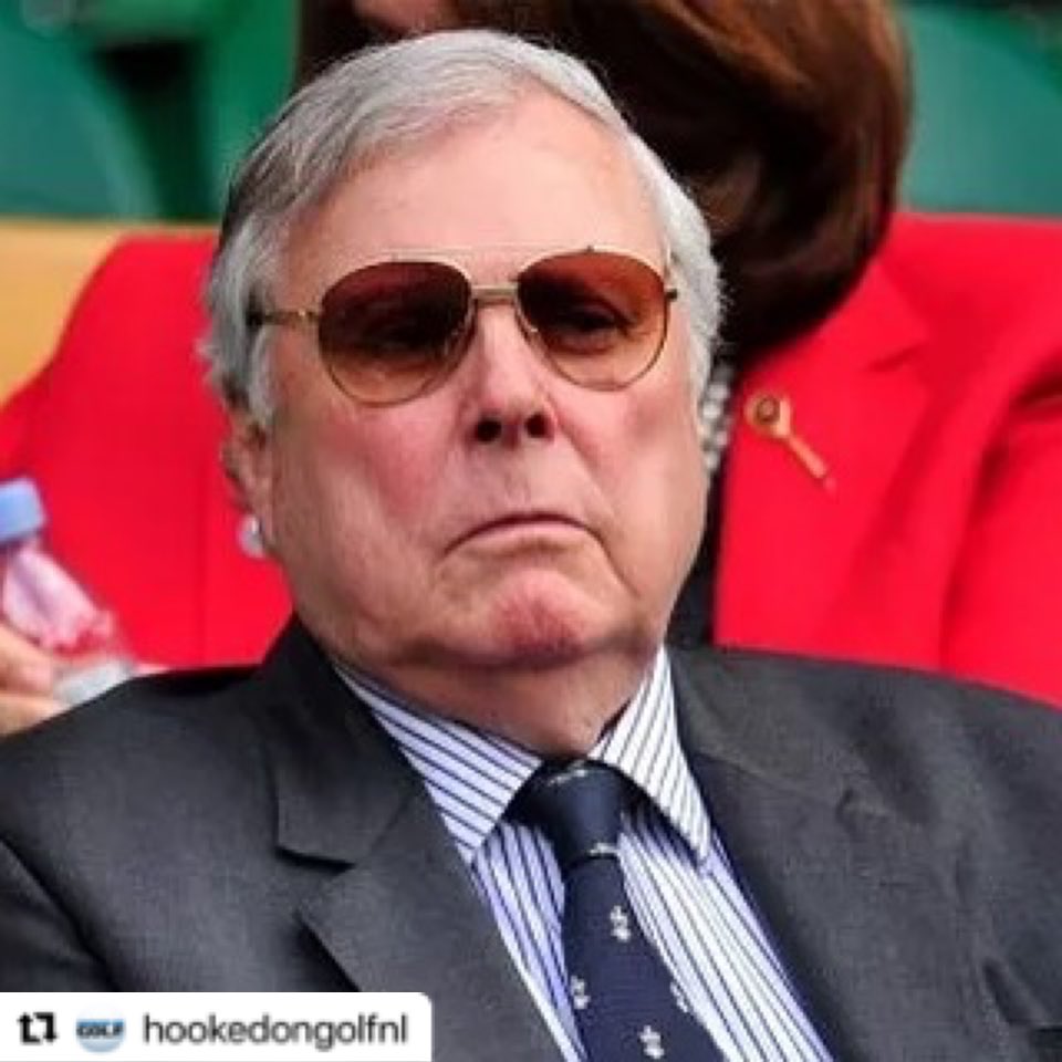 #RIPPeter The voice of golf is niet meer.