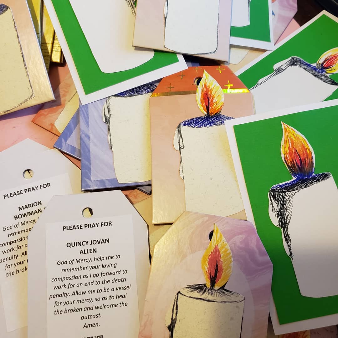 TegaCayan's tweet photo. #prayforthose on death row. Take a card home. #SignThePetition #endDeathPenalty. protect life and dignity of every person. #FratelliTutti https://t.co/VhmMZ4jEtG