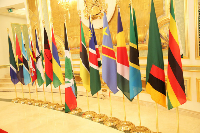 SADC flags all lined up are cause for reflecting on the number of people &amp; economies these flags represent ... &amp; what the AfCFTA could potentially do for all the people under these flags 

#AfCFTA #AfCFTACountdown #SADCAfCFTA #SADC