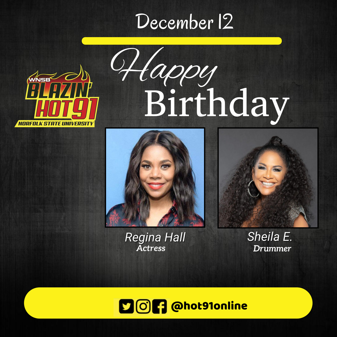 Happy Blazin\ Hot birthday to Regina Hall & Sheila E.    