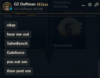 GrabbZ_'s tweet photo. I am always very vocal about how great it is to work with @DuffmanLoL and how he adds a lot of quality to the team. 

Now I will give some actual insight of why he is so great. 

We cannot be stopped. https://t.co/ehGv2OgPVw