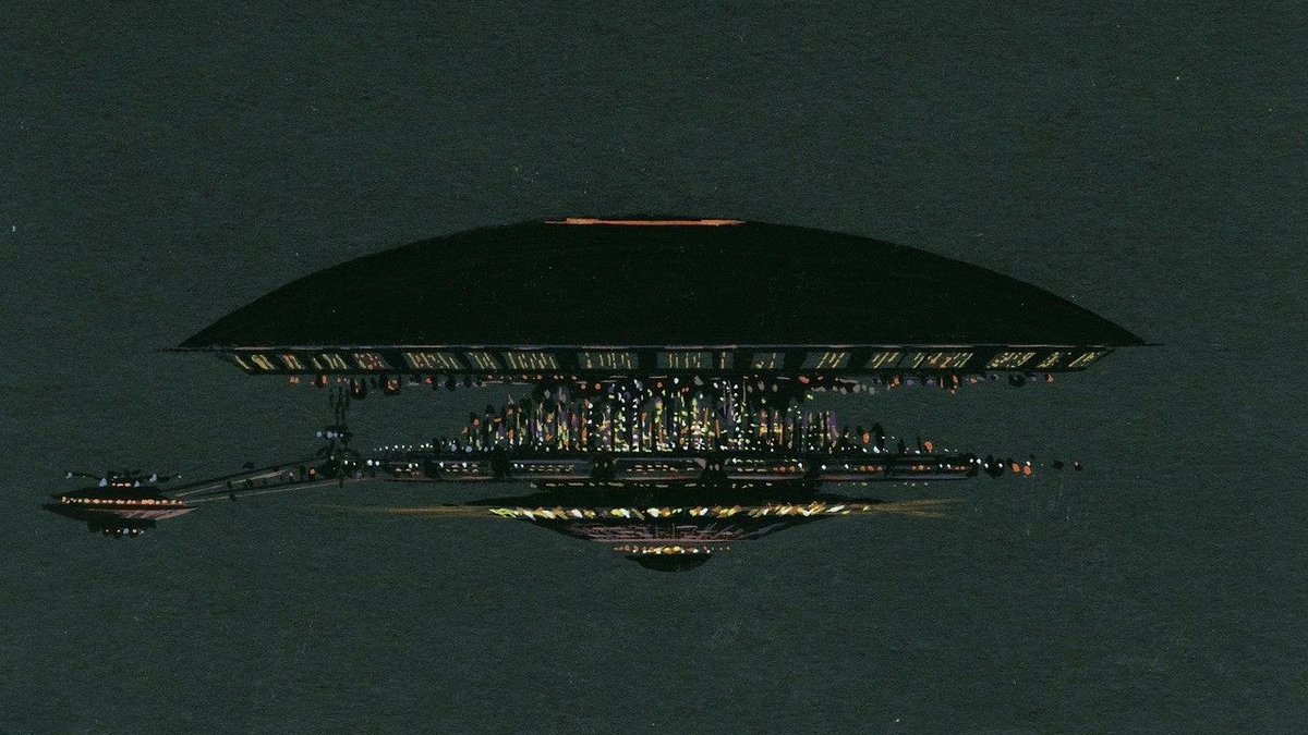 Advent Calendar: The Art of Ralph McQuarrie.Dec 6: The Mothership - Close Encounters of the Third Kind (1977)