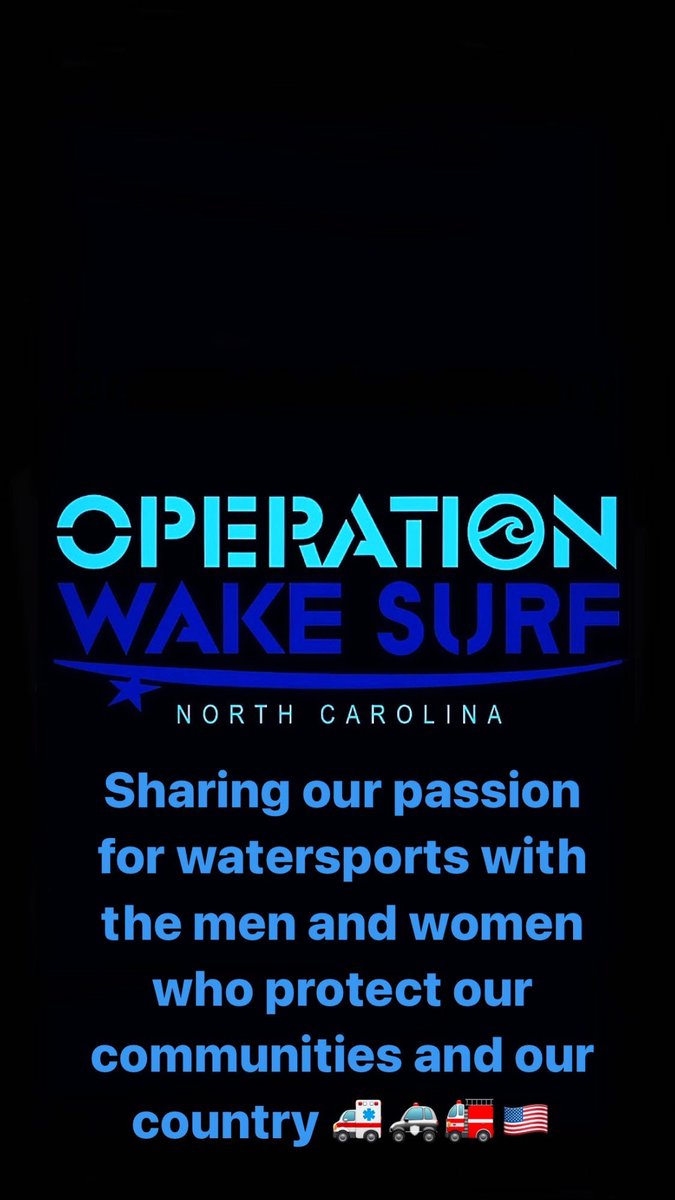 Operation Wake Surf is now an official 5013c non profit corporation. We share our passion for watersports with the men and women who protect our communities and our country 🚒🚓🚑🇺🇸 Please follow us on Instagram &amp; please check out our website