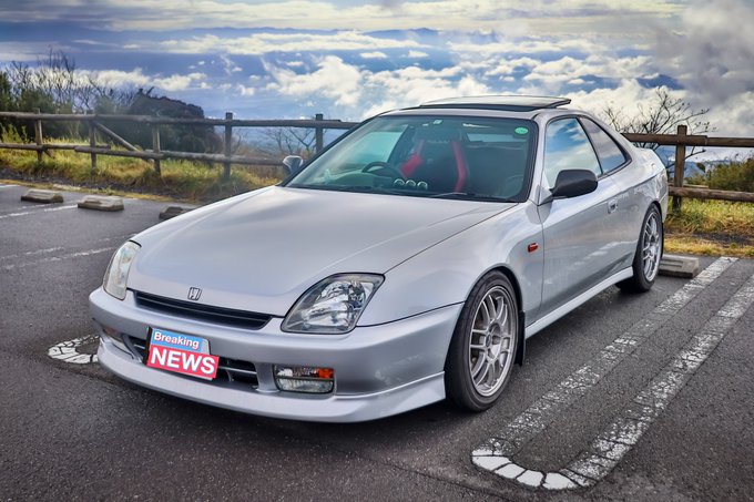 今回のドライブ参加車両
標高が高めだと背景が綺麗ね 