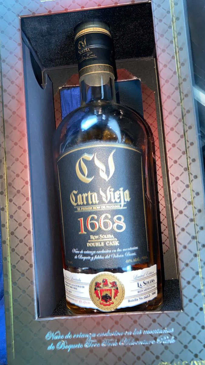 De lo mejor que he probado en Ron.
<a href="/SamirGozaine/">Samir Gozaine</a> <a href="/FaridGozaine/">Farid Gozaine</a> <a href="/dgomez028/">Douglas Gomez</a> <a href="/rolandopanama/">.·.Rolando Caballero</a> <a href="/2030deDavid/">CA 2030 de David</a>