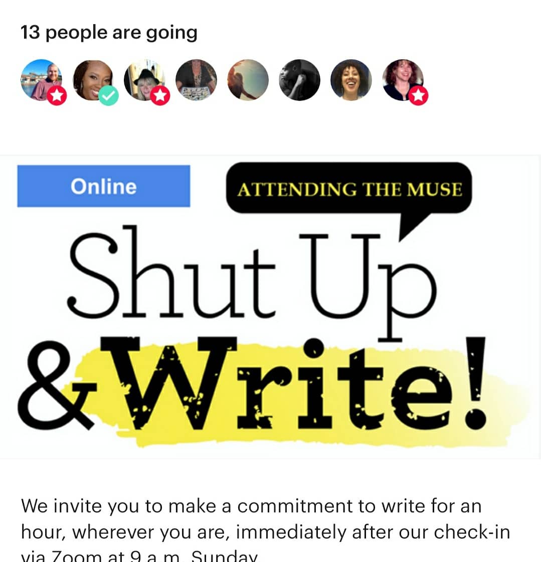 FrmMe2You's tweet photo. 👩🏾💻Attending my first writer's group this morning as I strengthen my transition from amateur to professional writer.
#writingcommunity #meetupgroup #writersoftwitter #writers #relationshipbook #mysundaymorning #zoom #shutupandwriteyourfirstbook #shutupandwrite #stpetersburg https://t.co/md7LPzZb30