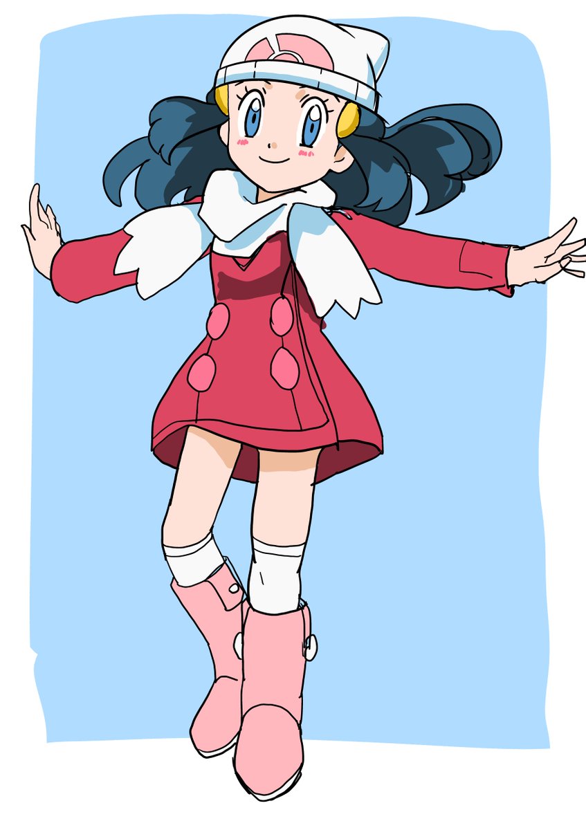 はいんちゅ つぶやき プラチナ衣装のヒカリ ただしアニメ版 一応リク消化のつもり絵