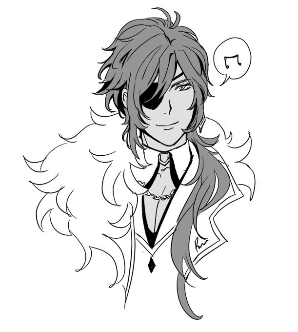 New G-pen brush test with my favourite captain, ehe. 