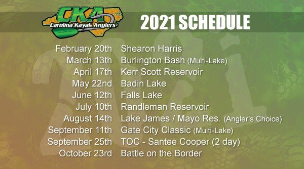 CarolinaYakAngl's tweet photo. Here we go!!!!
#kayakfishing #kayakbassfishing
#northcarolina #bassfishing #CPRfishing #CKA2021 https://t.co/Wp6QKVDSD7