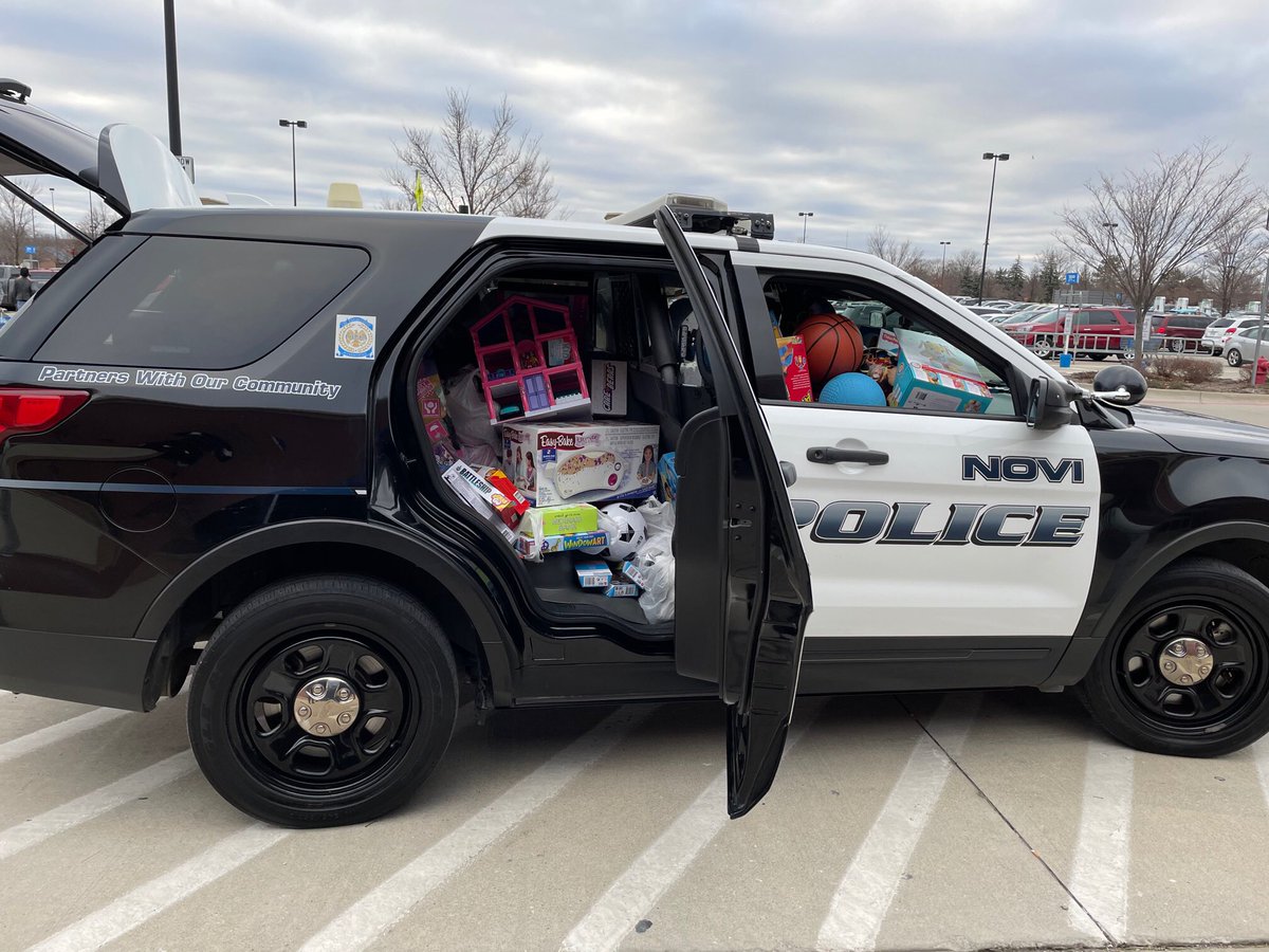 We are back at <a href="/Walmart/">Walmart</a> today in the <a href="/NoviTownCenter/">Novi Town Center</a> for #StuffASquadCar from noon-6pm. Help us stuff another police car. #ToysForTots