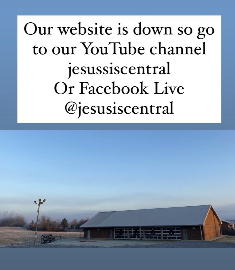 jesusis_central's tweet photo. Worship in person or online with us! https://t.co/KpTAVbnWQh