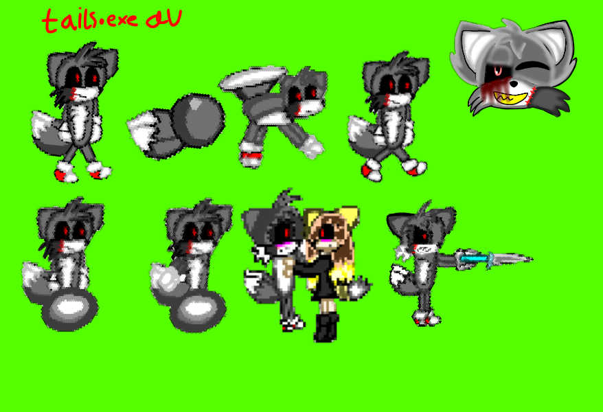 lavender the cat on X: Omg everyone thanks so much for 20  followers!!!!!!!!!!!!!! And suprise 2 sprites I've made of my tails.exe au  not showing you all because it's a surprise  /