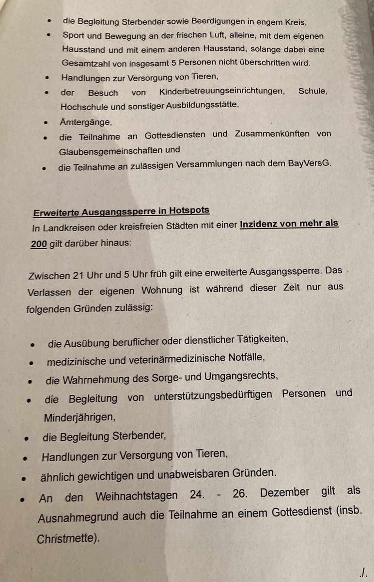 CDeutschlaender's tweet photo. Hier die Details zu Ausgangsbeschränkungen und zu den in Hotspots geltenden Ausgangssperren in Bayern: https://t.co/H4X9K3eJea