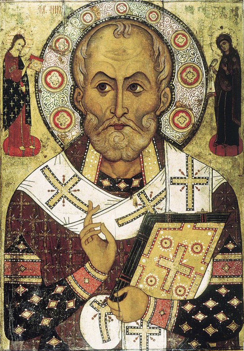Card_R_Sarah's tweet image. « Glorieux Nicolas, menez-nous au port du salut où sont paix et gloire. Obtenez-nous du Seigneur, par vos secourables prières, l'onction qui sanctifie ; cette onction qui a guéri les blessures de tant d’iniquités. Qu'à jamais soient dans la joie ceux qui célèbrent cette fête. »