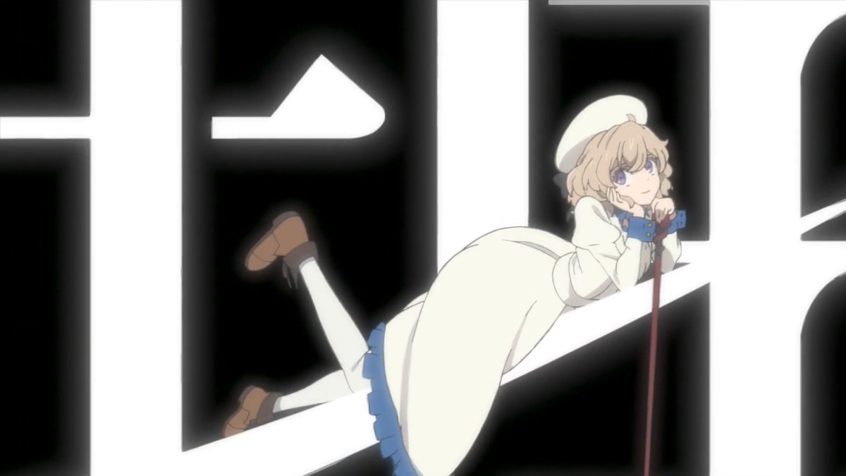 5) Kyokou Suiri (In/Spectre)A : 8C : 8S : 8O : 8 (Last Dance )One of those hit or miss anime with heavy dialogue and not so much action. Good that there's fluff hair cripple loli to make up for the reading by providing us cute visuals during the episodes <3